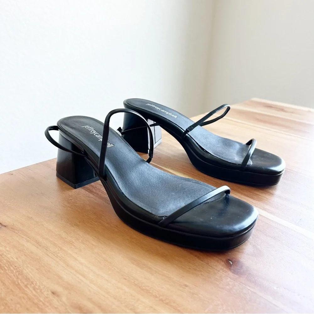 New Jeffrey Campbell Orchid Ankle Strap Sandals Heels - Picture 3 of 5